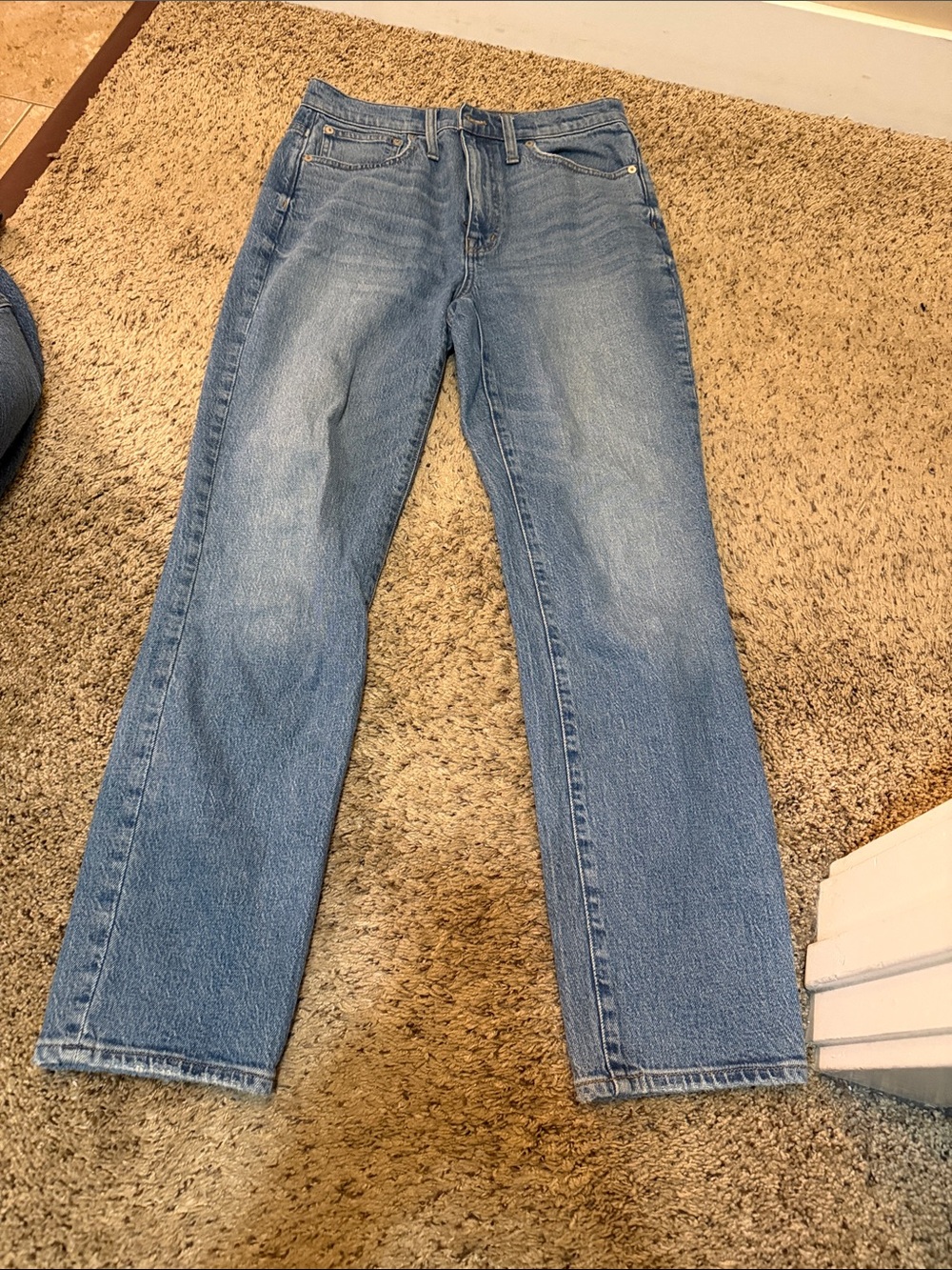Women’s Madewell High Rise Slim Boyjean straight-Leg Jeans